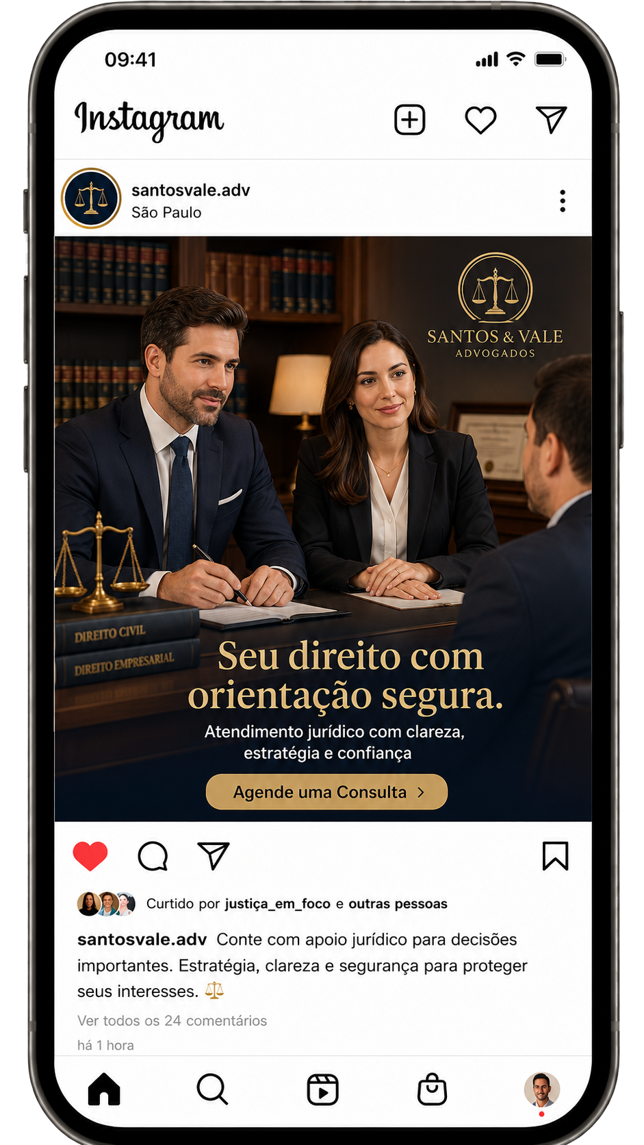 Post gerado — Advocacia