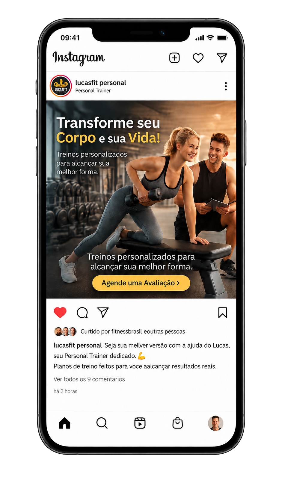 Post gerado — Personal Trainer