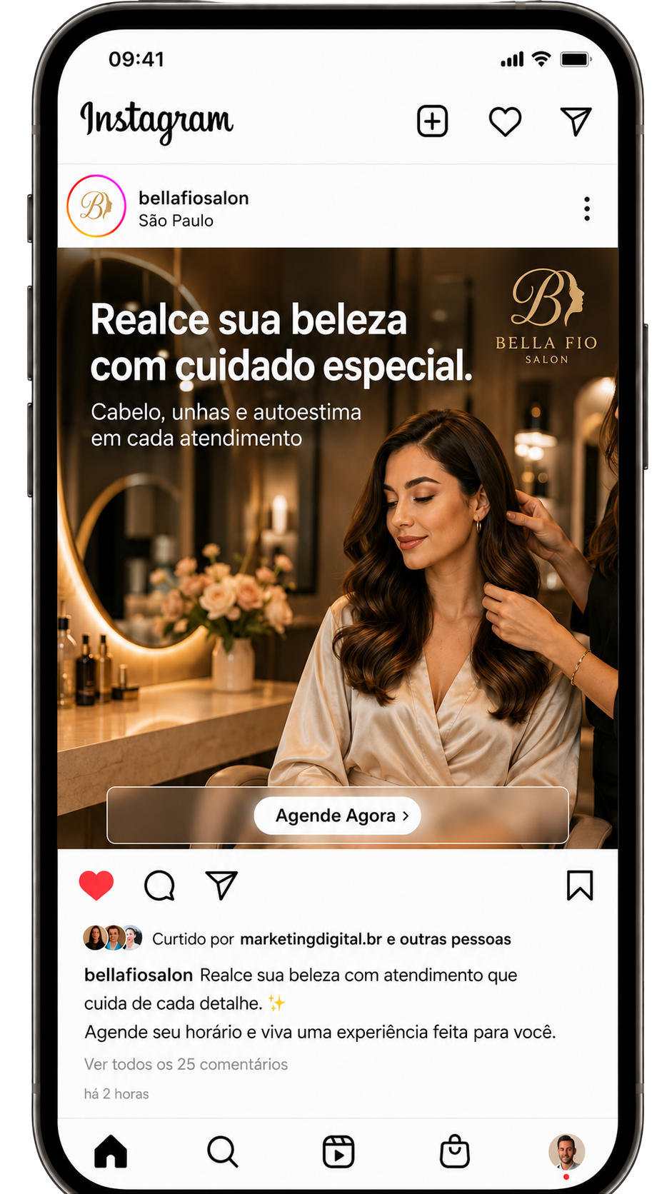 Post gerado — Salão de Beleza